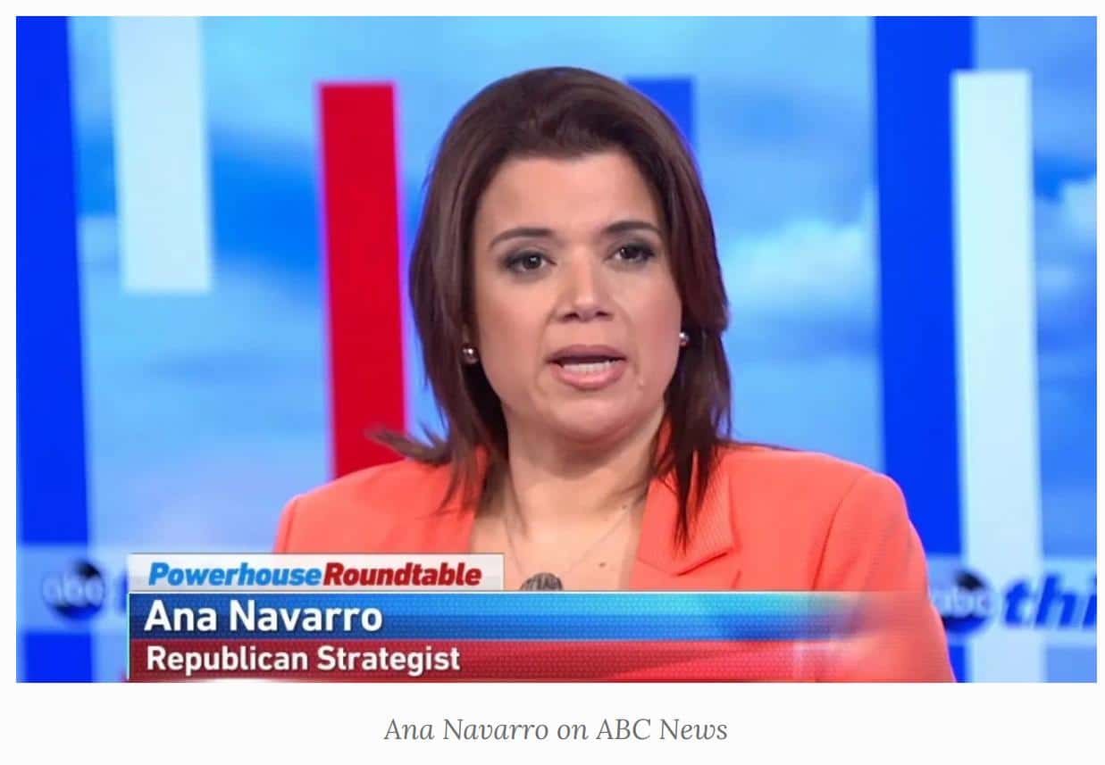 Contra-Supporting CNN Pundit Ana Navarro Lobbied for Corrupt Right-Wing ...
