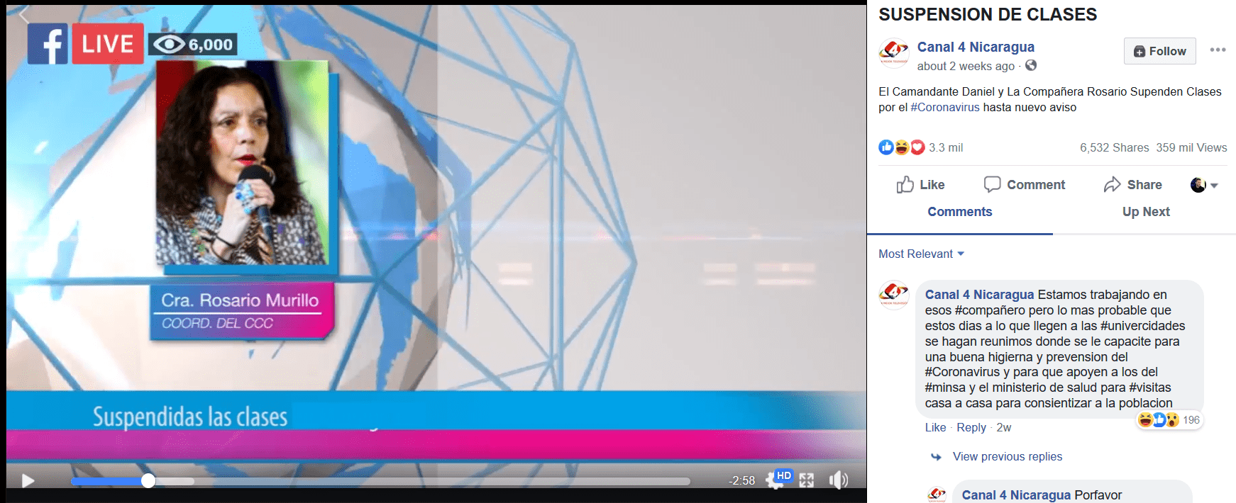 Canal-4-Nicaragua-fake-news-school-cancelled