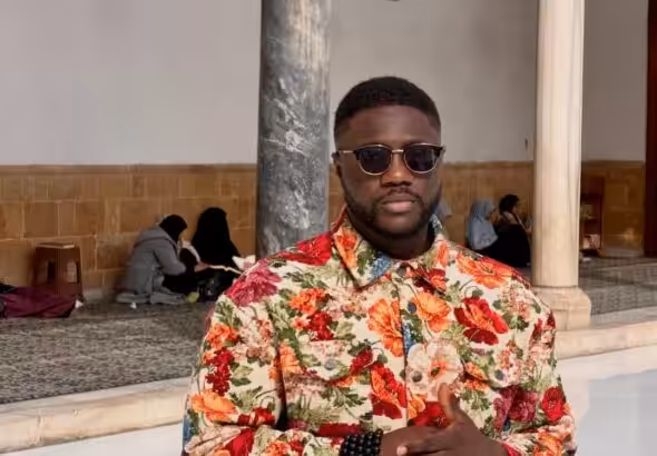 Momodou Taal (also known as Sal Taal), who is a public figure involved in interviews, press events, and various initiatives in the Gambia. He is known for activities like the Special Olympics Gambia Gala Dinner/Fashion in partnership with Comium. Photo: @thegambian/Instagram.