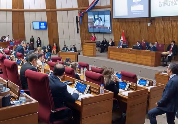 Paraguayan Chamber of Deputies in session. Photo: Chamber of Deputies of Paraguay.