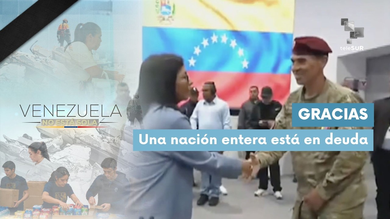 Venezuela rinde homenaje oficial a brigadas de salvamento y rescate canino