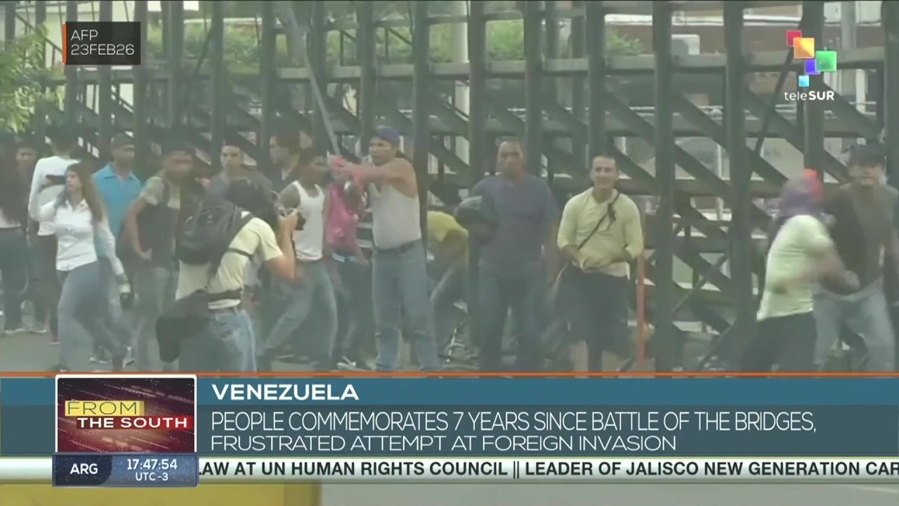 Venezuela | People commemorates 7 years since Battle of Bridges