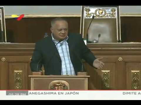 Diosdado Cabello lee Decreto Constituyente en la ANC repudiando injerencia del Grupo de Lima