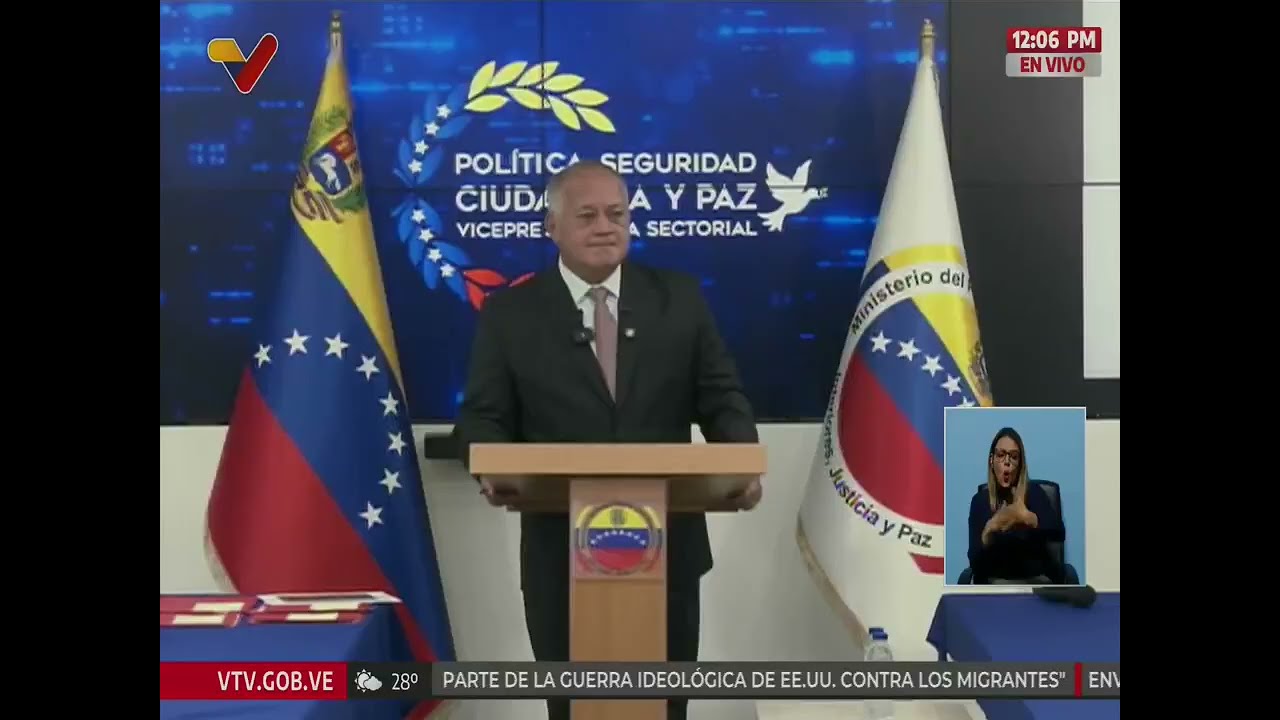 Diosdado Cabello: Detienen 38 personas que planeaban sabotear con explosivos elecciones del 25-M