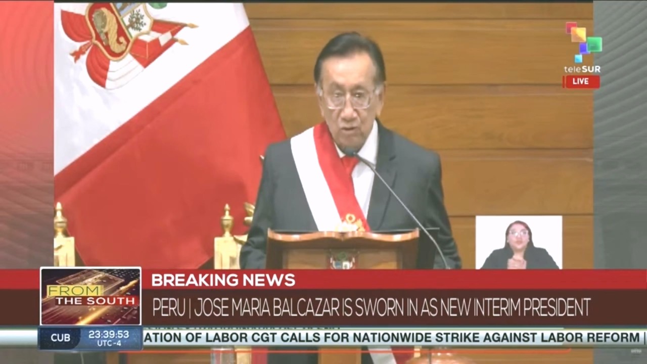 Pres. Balcazar I `` It is possible to build a true democracy in Peru´´