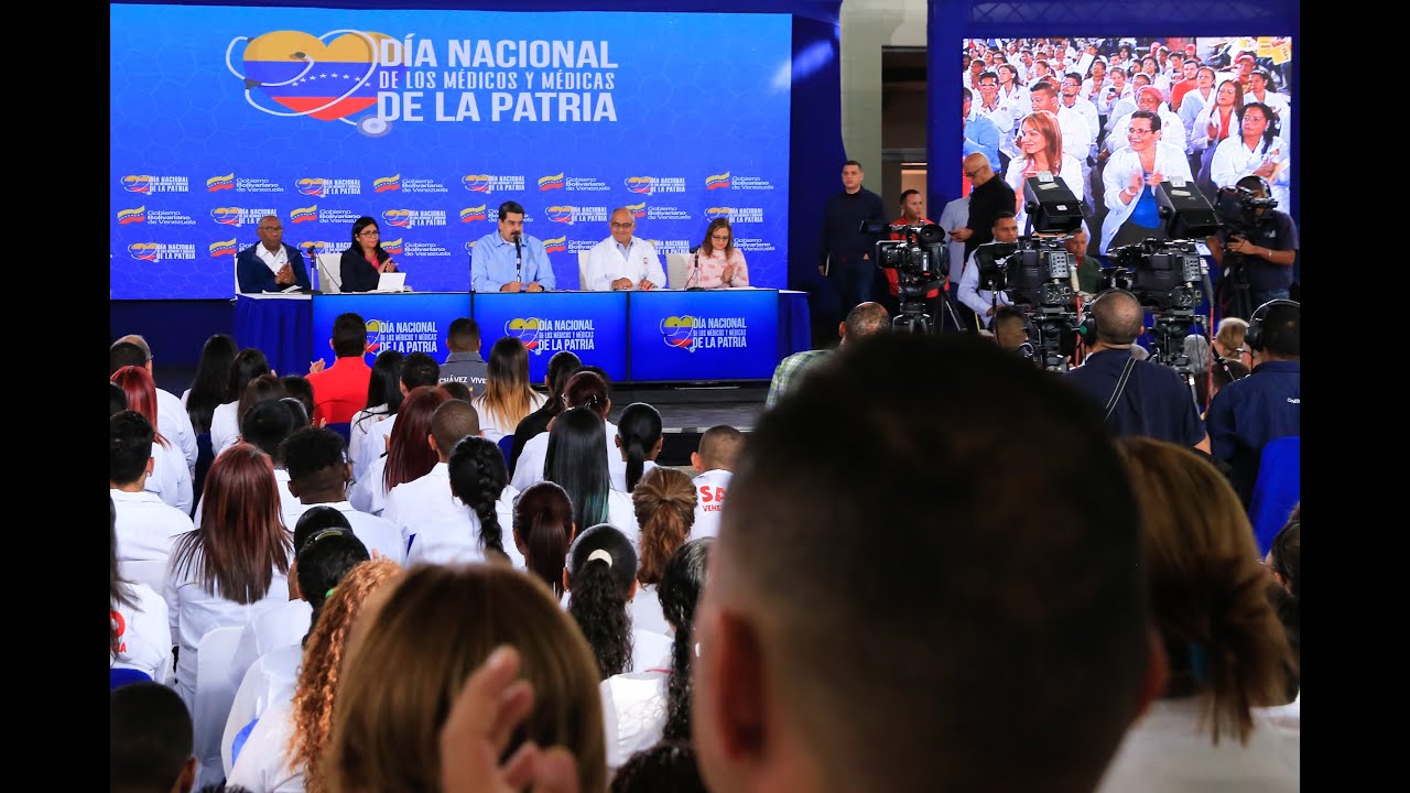 Presidente Nicolás Maduro, acto el Día del Médico y la Médica, 10 de marzo de 2020