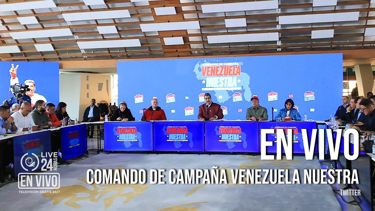 Maduro presenta Comando de Campaña Venezuela Nuestra