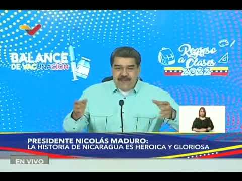 Maduro realiza balance por reinicio de clases y vacunación contra Covid-19: 11 enero 2022