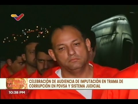 Audiencia de imputación de Hugbel Roa y otros funcionarios y empresarios acusados de corrupción