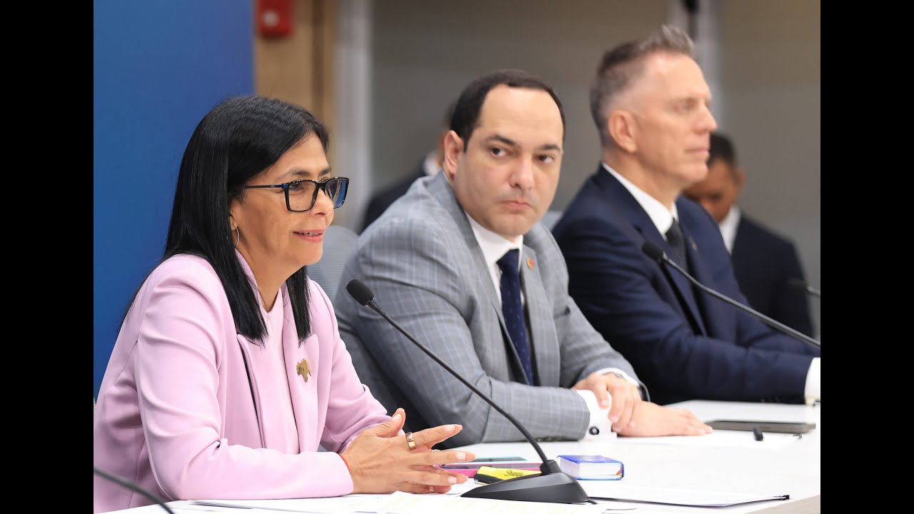 Delcy Rodríguez en consulta sobre la Ley de Hidrocarburos, 26 enero de 2026