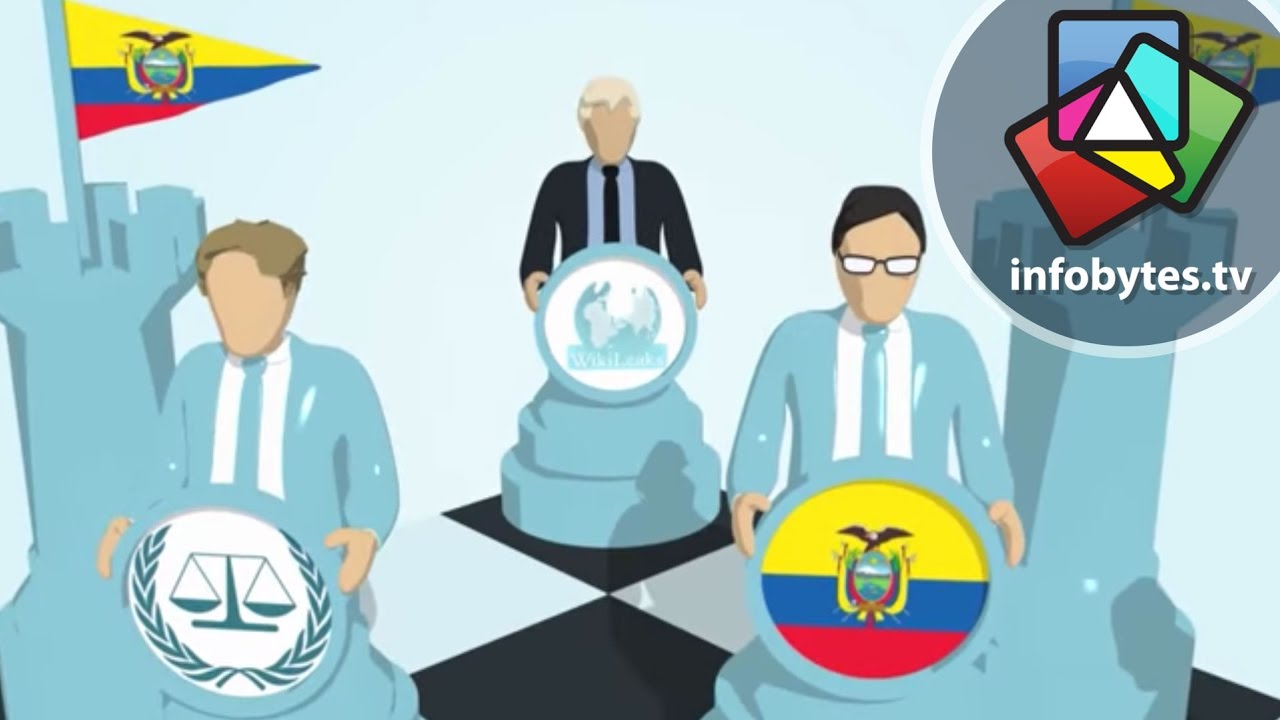 The Wikileaks, Julian Assange Diplomatic Standoff -- Animated