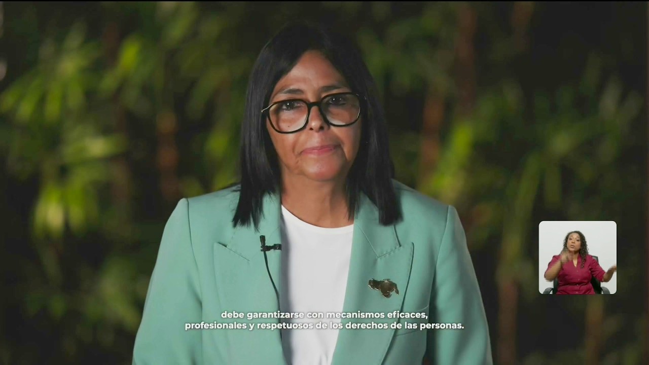 Mensaje de Delcy Rodríguez a 2 meses de terremotos del 24 de Junio de 2026