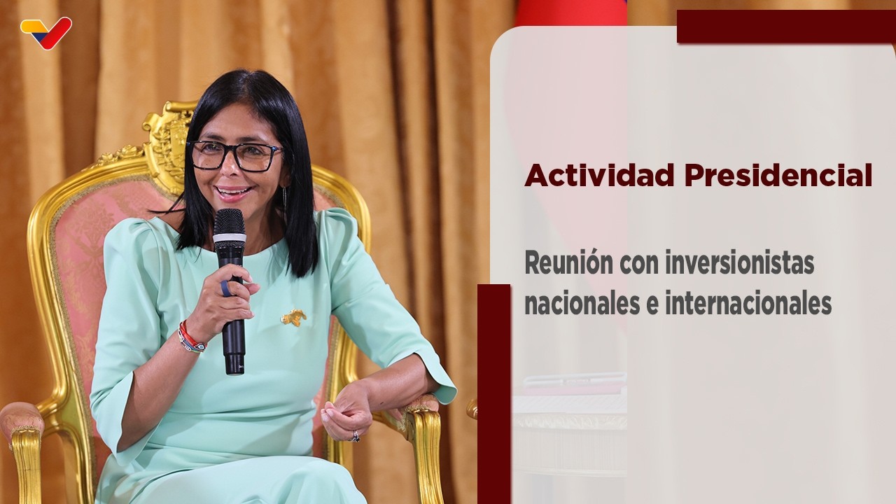 Presidenta (E) lidera encuentro con inversionistas nacionales e internacionales