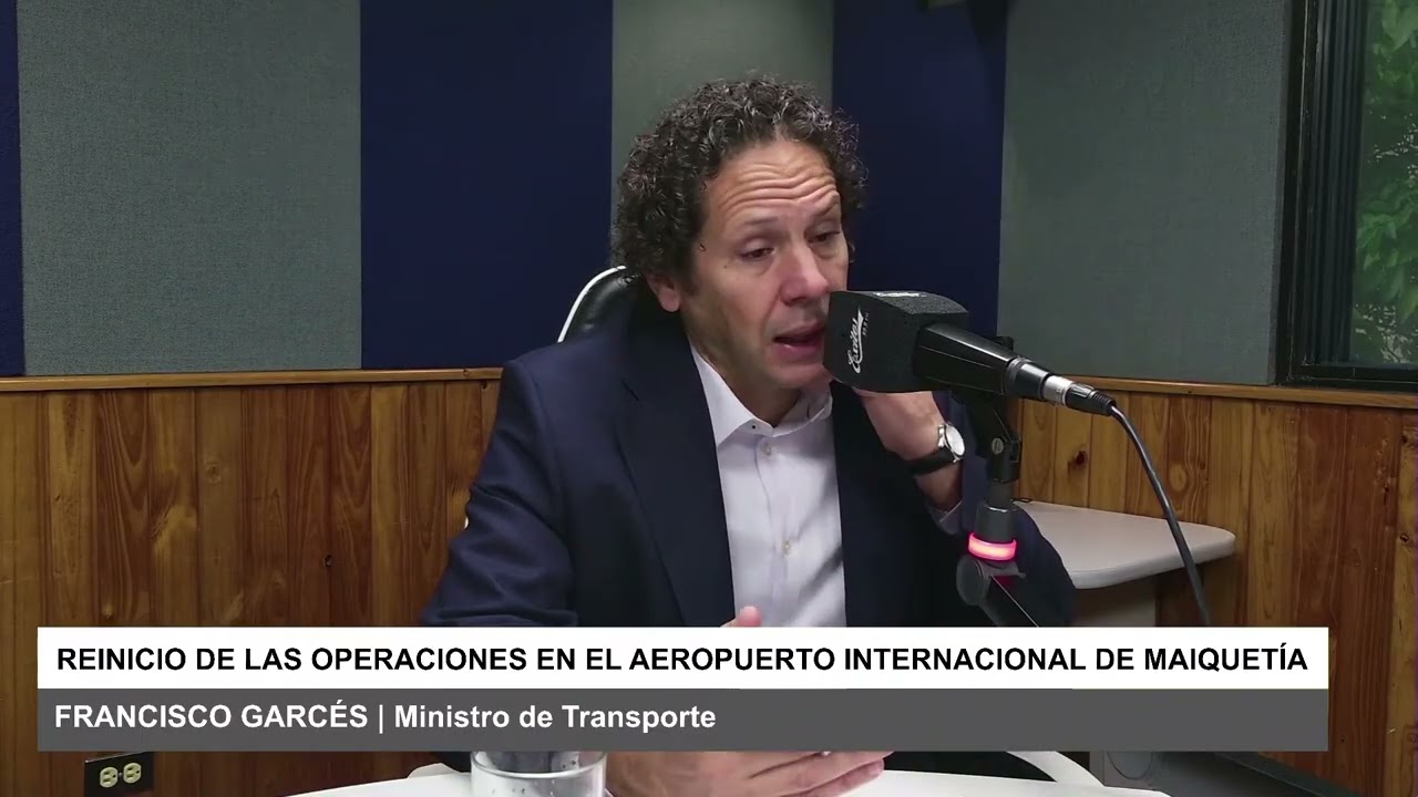 Román Lozinski entrevista al ministro Francisco Garcés sobre reinicio de Maiquetía