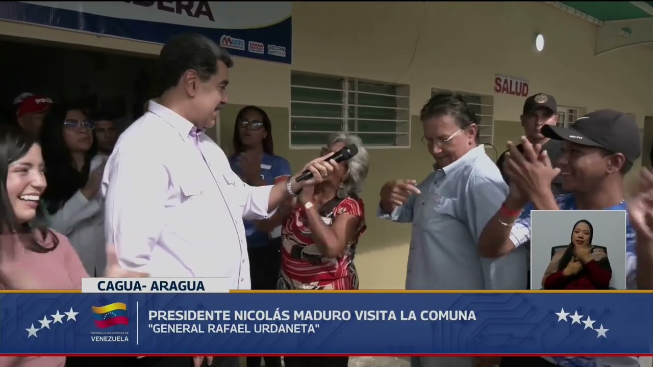 Maduro con la Comuna General Rafael Urdaneta en Cagua, estado Aragua