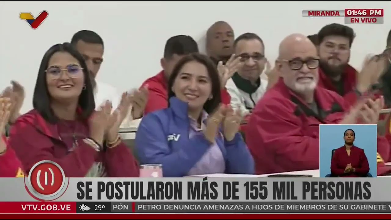 Diosdado Cabello en rueda de prensa del PSUV, 9 de junio de 2025