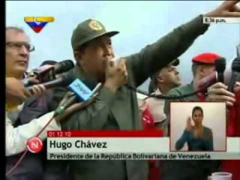 1 Dic 2010 Recorrido de Hugo Chávez por Antímano, Caracas