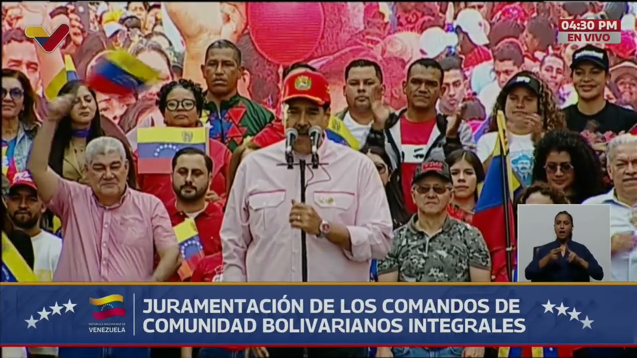 Maduro y Diosdado juramentan 47.000 Comandos Bolivarianos Integrales, 1 de diciembre de 2025