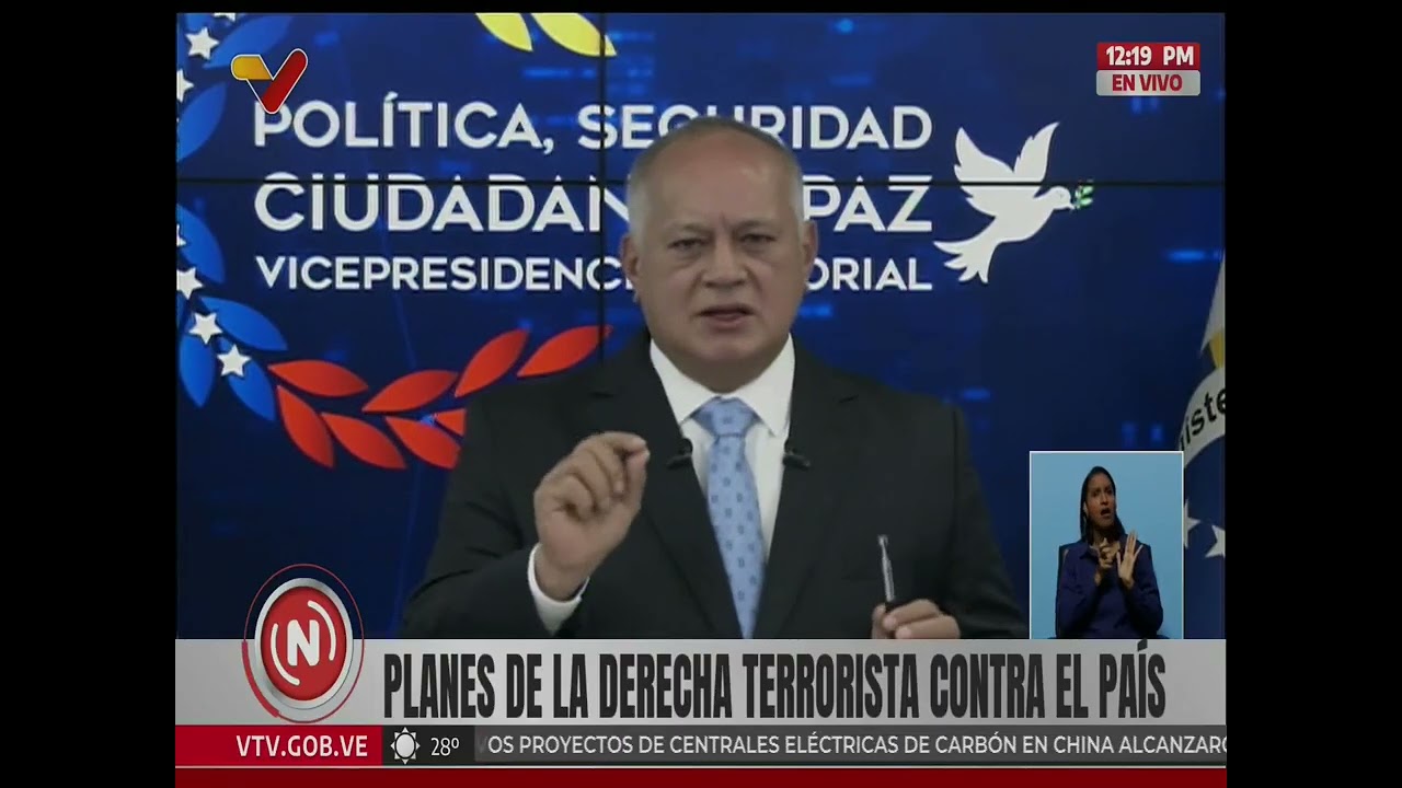 Cabello: Magistrado Maikel Moreno iba a ser secuestrado e iban a explotar un helicóptero en Barinas