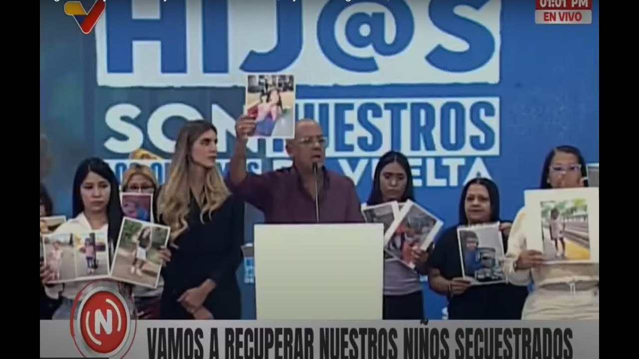 Jorge Rodríguez: Hay 18 niñas y niños venezolanos, hijos de migrantes, secuestrados en EEUU