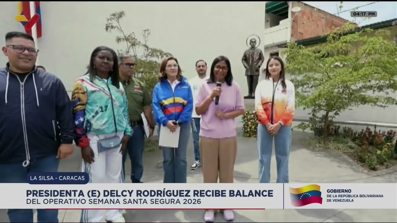 Delcy Rodríguez realiza balance de Semana Santa 2026, 6 de abril de 2026