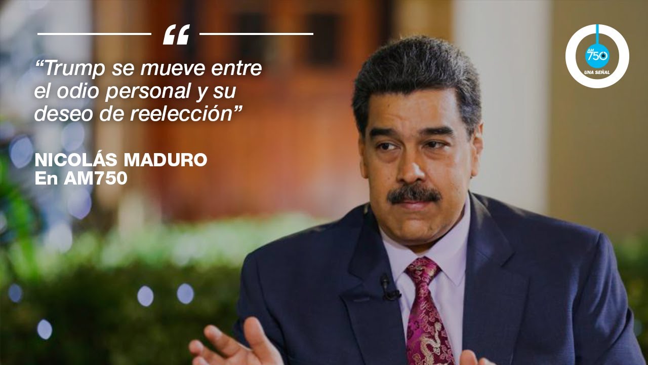 Maduro sobre Trump: “Se mueve entre el odio personal y su deseo de reelección”