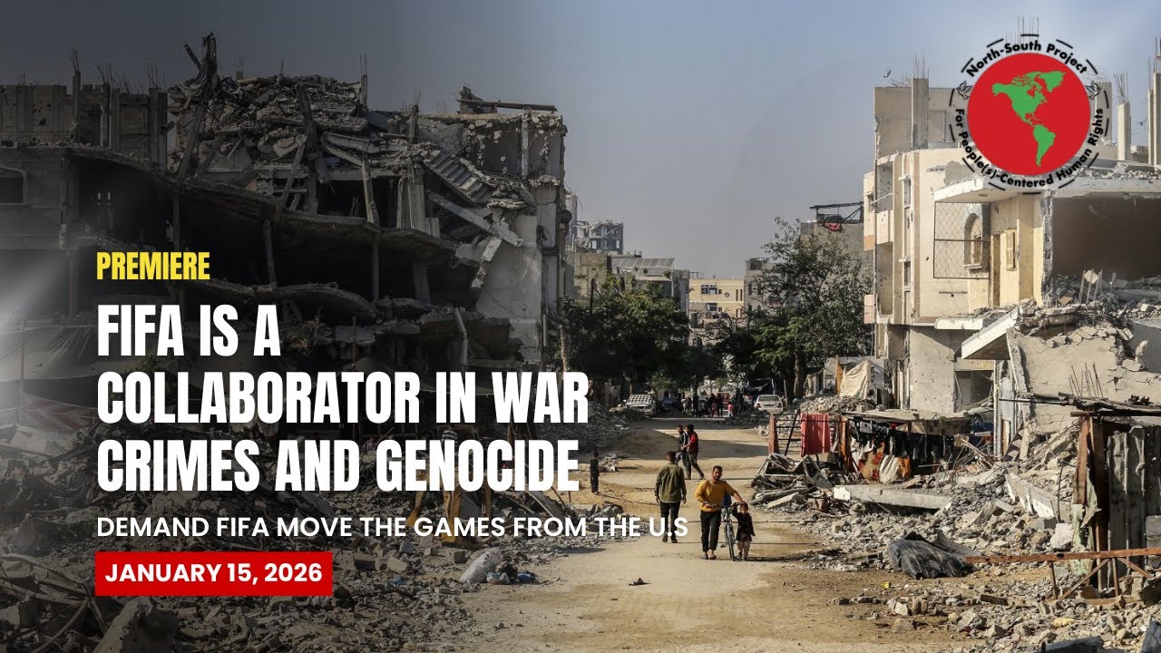 FIFA is a Collaborator in War Crimes and Genocide: Demand FIFA Move the Games from the U.S.