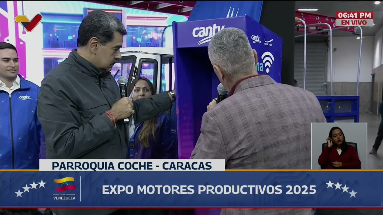 Maduro en Expo Motores Productivos (día 2), Poliedro de Caracas, 23 de diciembre de 2025