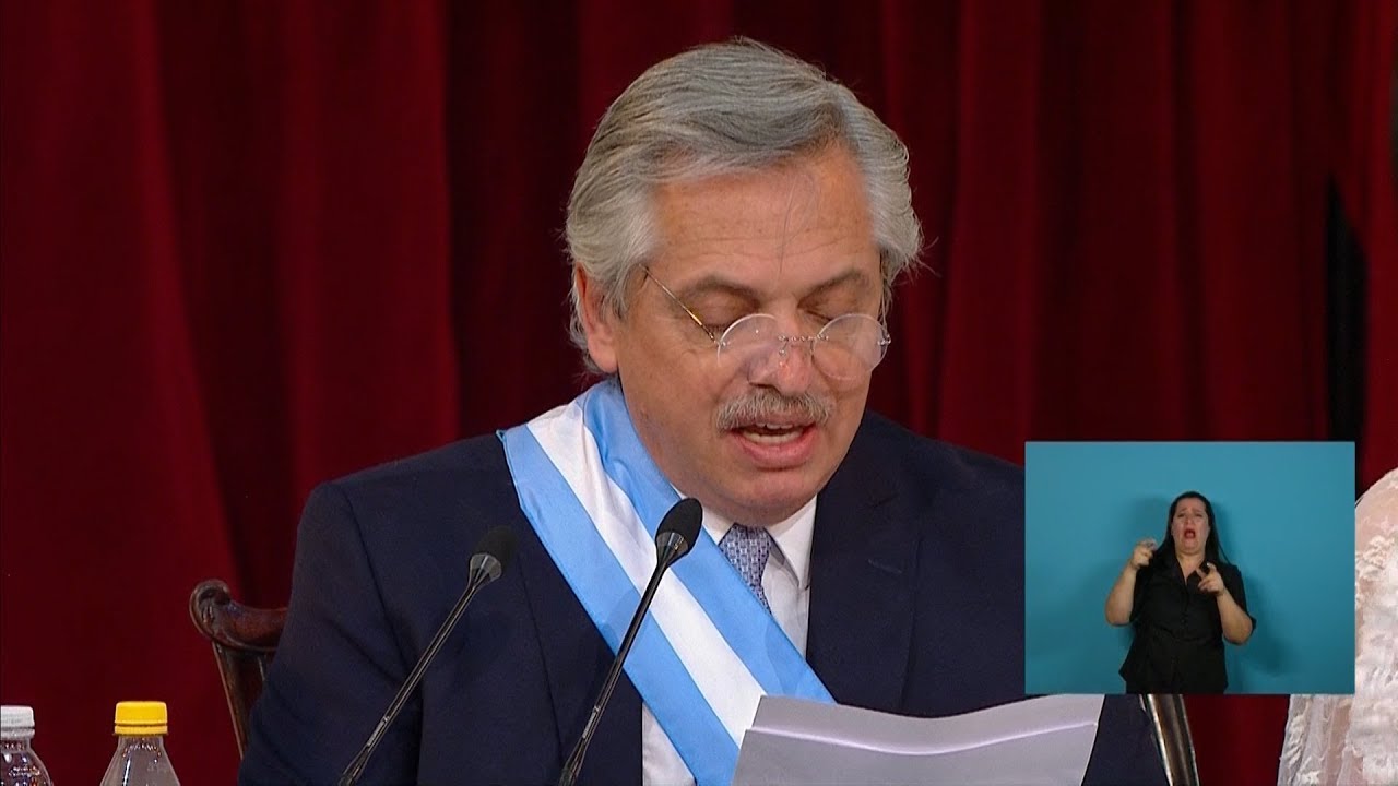 Alberto Fernández dio su primer discurso como presidente de la Nación