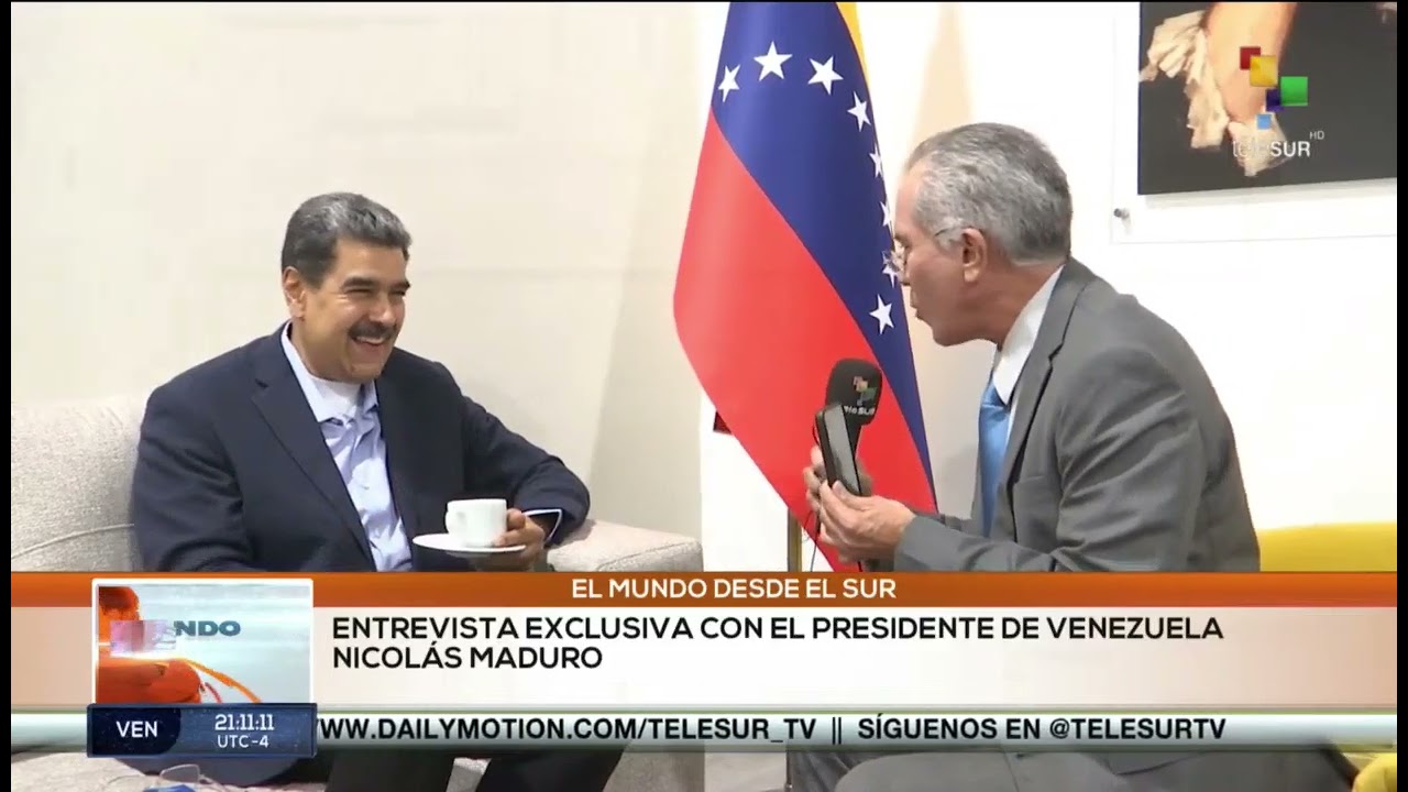 Maduro sobre relaciones con Turquía/Türkiye y software Pegasus, entrevista  para Telesur