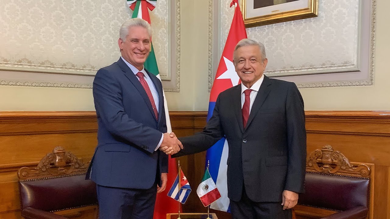 Visita oficial del presidente de Cuba, Miguel Mario Díaz-Canel Bermúdez, desde Palacio Nacional