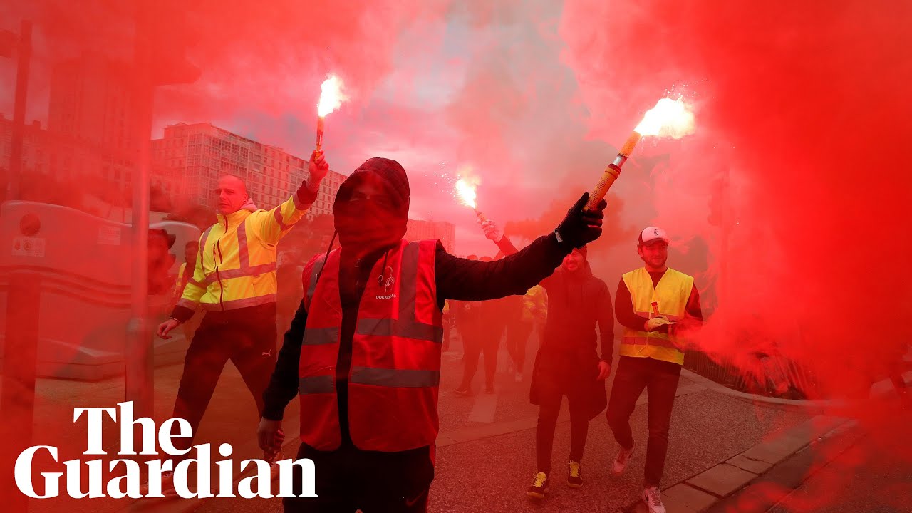 France grinds to halt in the biggest strikes: 'everyone is on the streets'