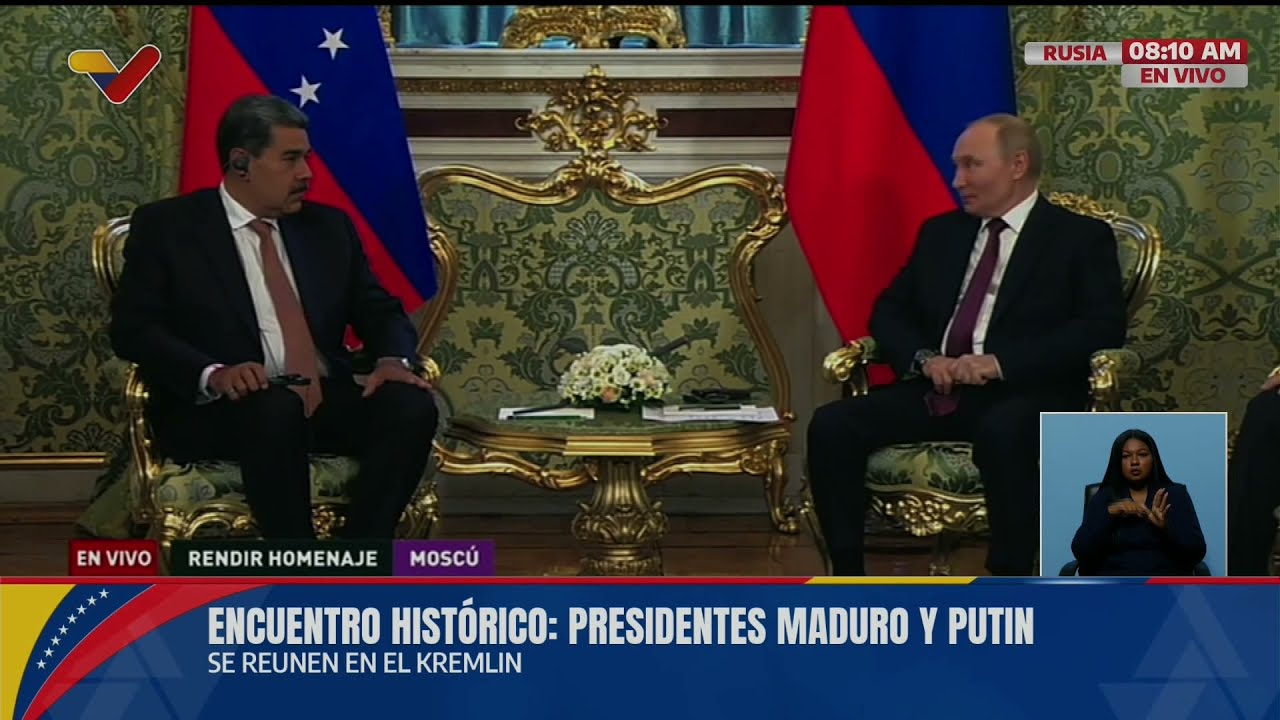 Presidentes Maduro y Putin se reúnen en Moscú, 7 de mayo de 2025