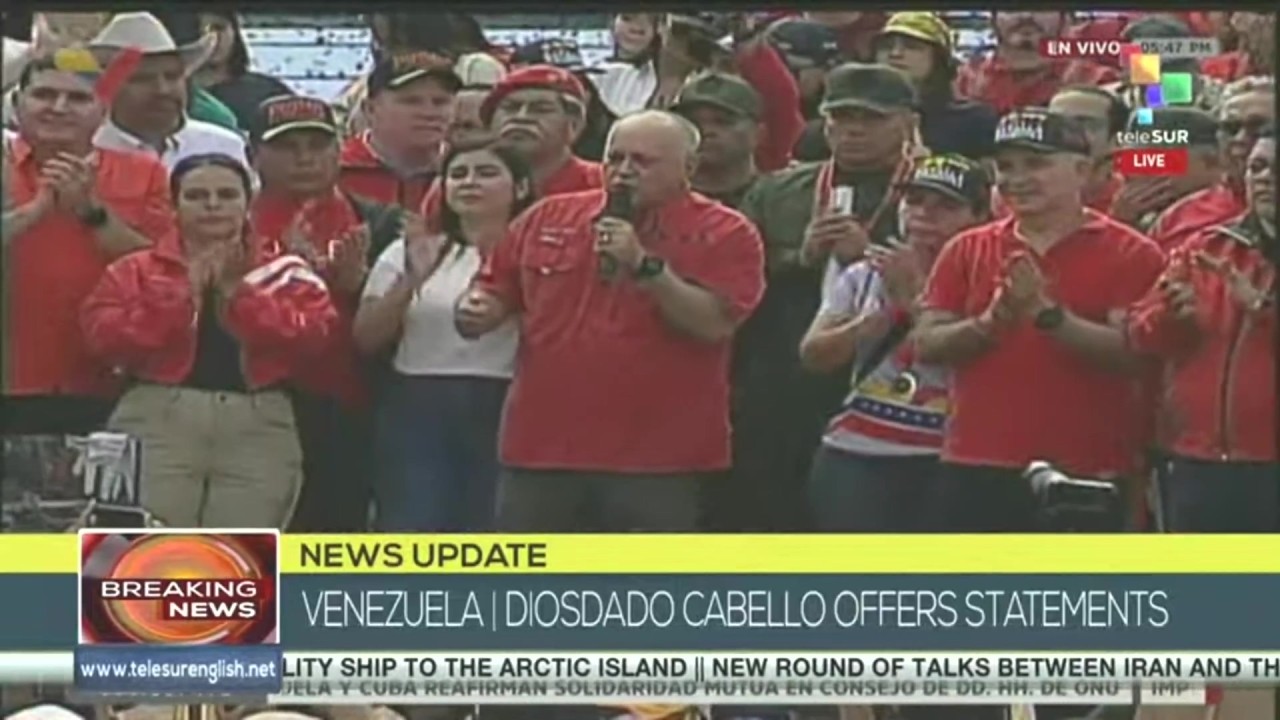 Diosdado Cabello: Those that applauded the attack, they hate their own compatriots