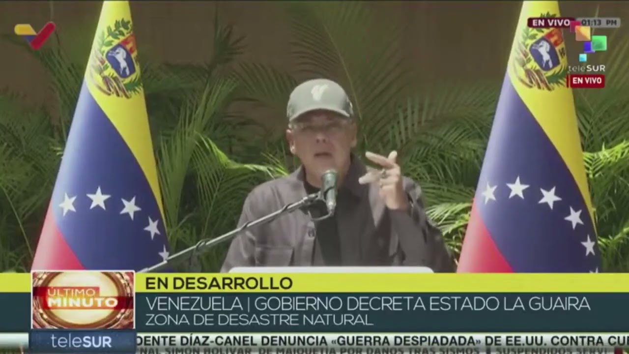 Jorge Rodríguez, 26 de junio de 2026, declaraciones tras terremotos en Venezuela