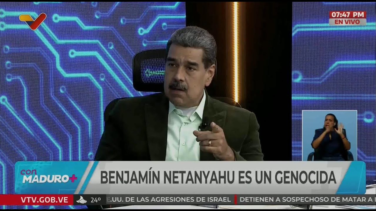 Maduro sobre Israel, Palestina e Irán, 16 de junio de 2025