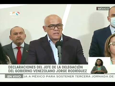 Jorge Rodríguez informa de impasse con Noruega ya superado, que causó que no asistieran el viernes