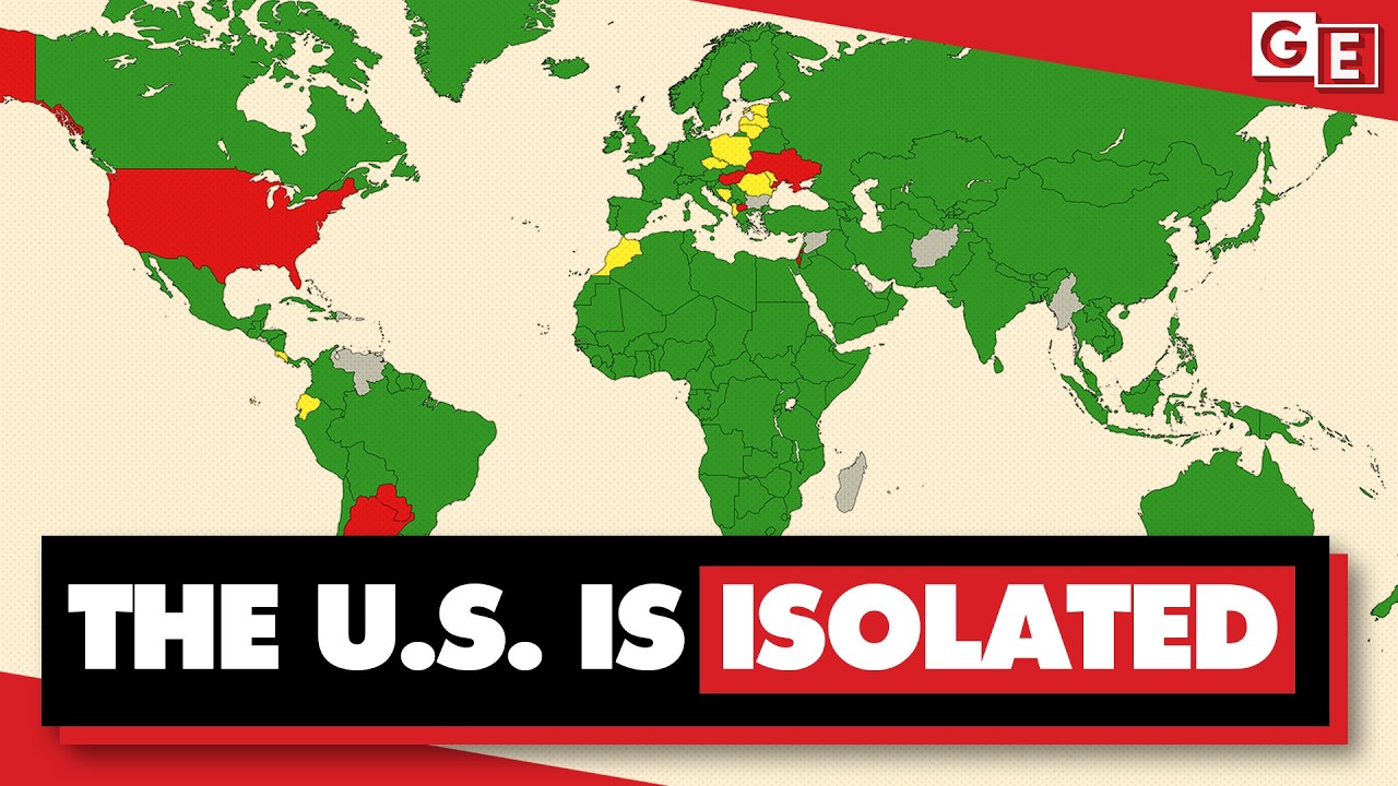 The USA is isolated on the world stage. This UN vote proves it.