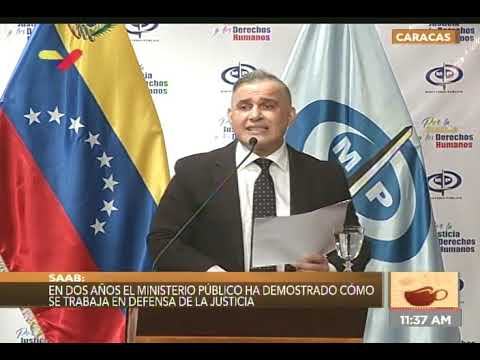 Fiscal Tarek William Saab, rueda de prensa sobre lucha anti corrupción, 9 agosto 2019