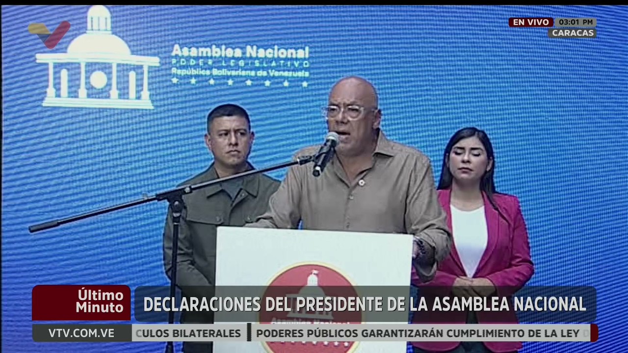 Jorge Rodríguez sobre Ley Amnistía: Atienden solicitudes de 11 mil personas con medidas sustitutivas