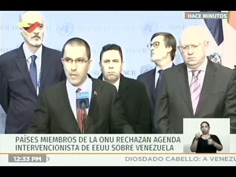 Desde ONU, Jorge Arreaza lee declaración de varios países (+Rusia) exigiendo respetar Carta ONU