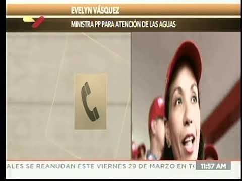 Ministra de Aguas Evelyn Vásquez: Bombeo de agua se está restableciendo en todo el país