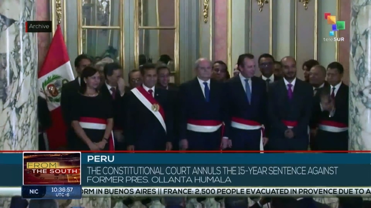 Constitutional court annuls sentence against former Pres. Ollanta Humala