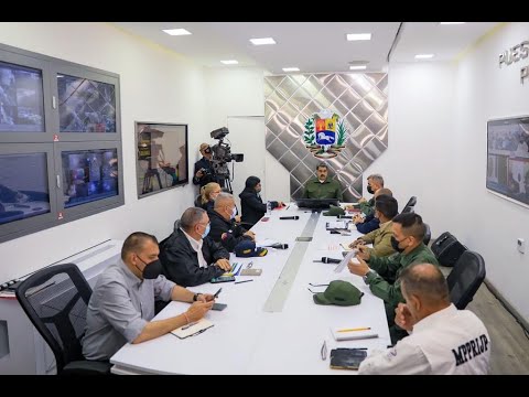 Maduro realiza balance con gobernadores tras fuertes lluvias en occidente del país, 26 abril 2022