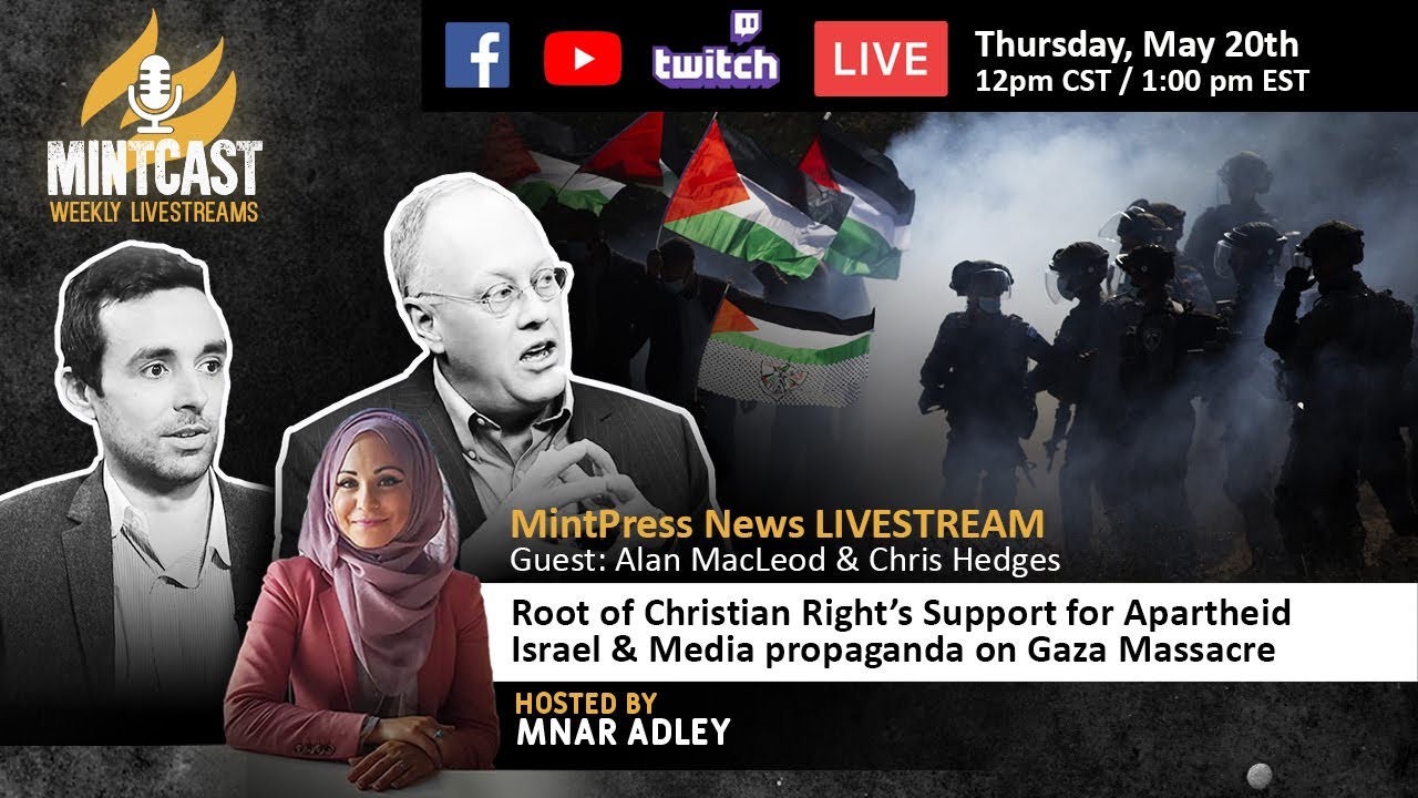Chris Hedges & Alan MacLeod Talk #Gaza, Christian Right's Support for Apartheid Israel & NY Ti...