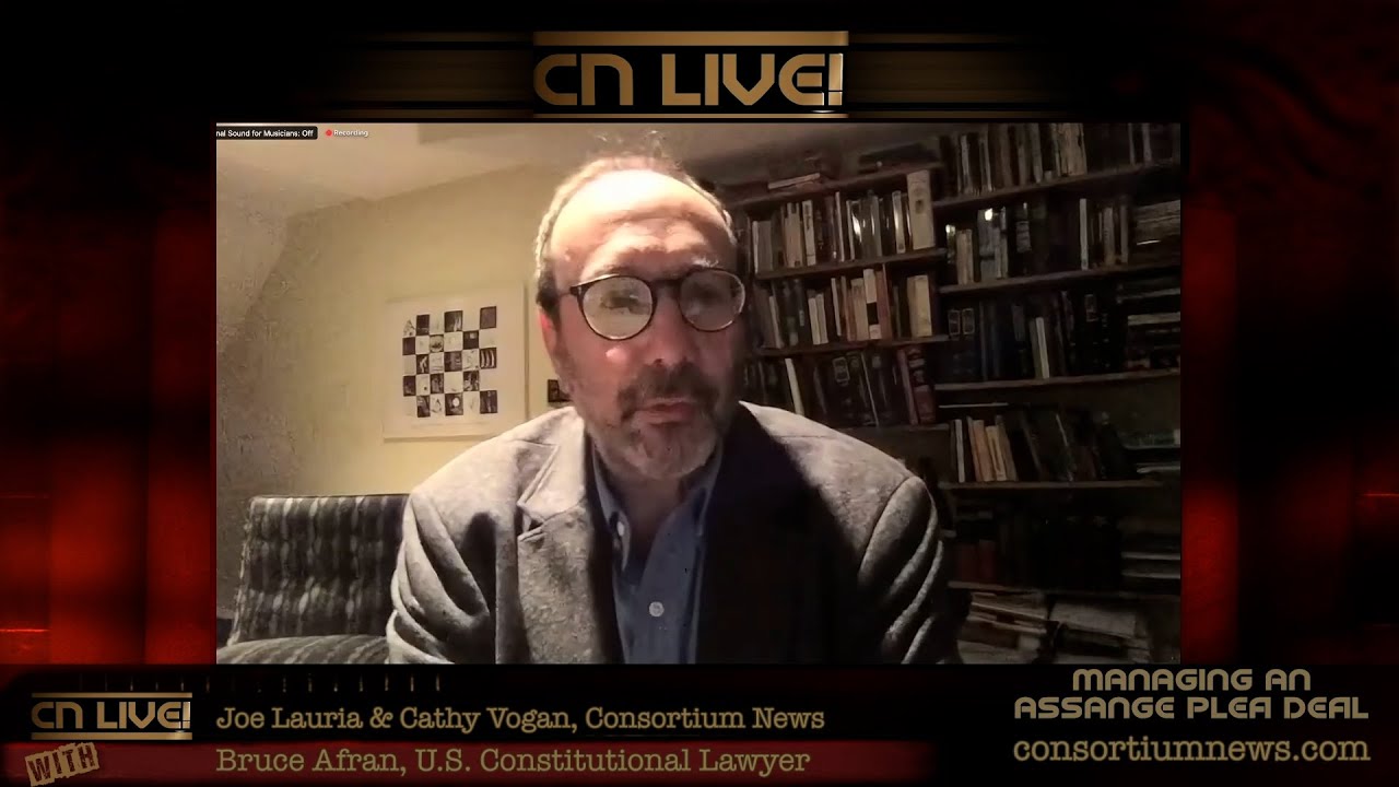 Managing an Assange Plea Deal - Bruce Afran, U.S. Constitutional Lawyer