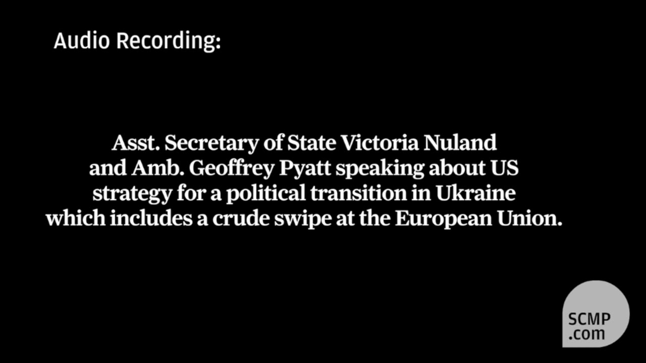 Recorded conversation between Asst. Sec. of State Victoria Nuland and Amb. Jeffery Pyatt