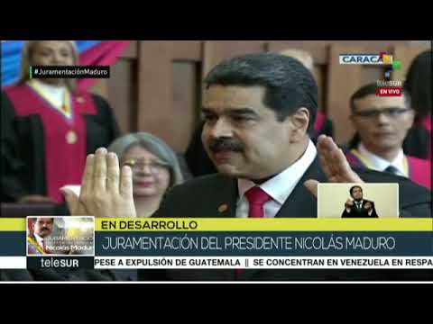 Así se juramentó Nicolás Maduro como PRESIDENTE de Venezuela para el período 2019-2025