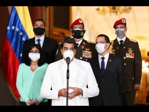 Presidente Nicolás Maduro tras reunión con embajador de Rusia, 30 marzo 2020