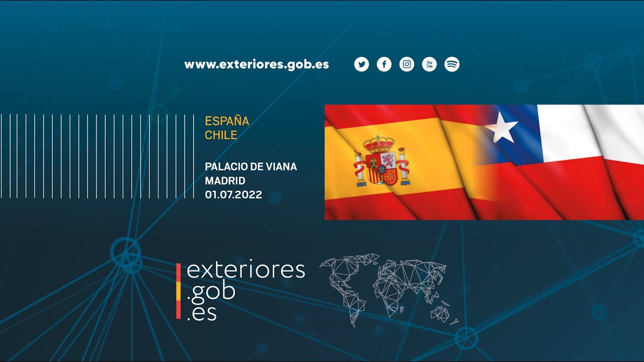 Rueda de prensa del ministro Albares con su homóloga de Chile